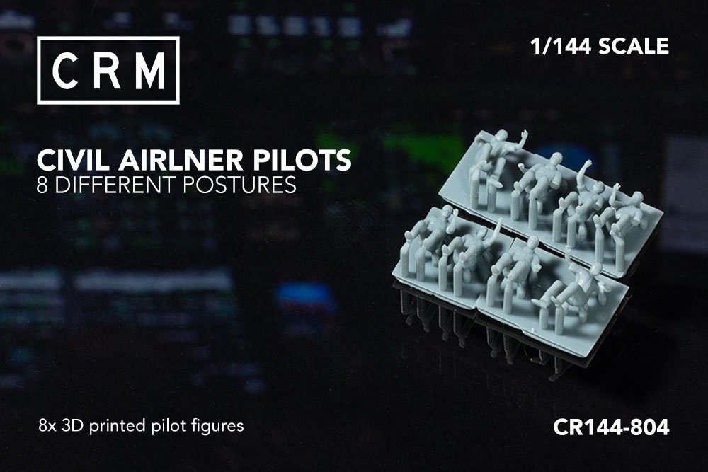 Pilotenfiguren (zivil) 1:144