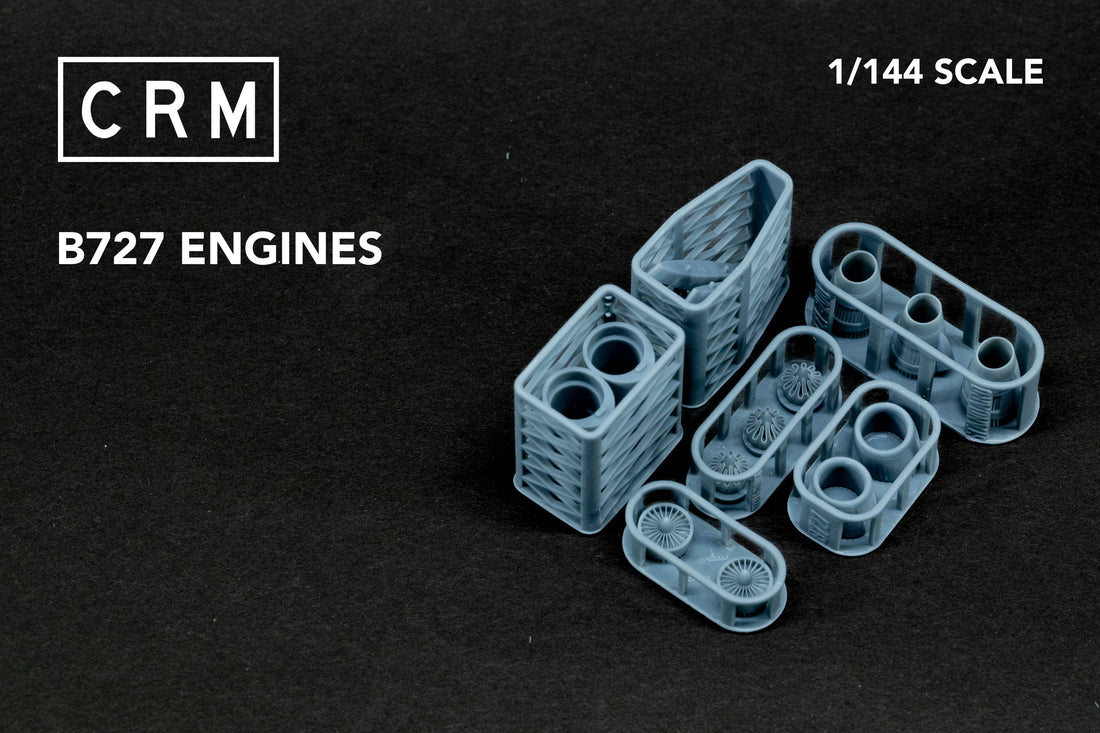 B727 Engines 1/144 – CRM - Counting Rivets Models