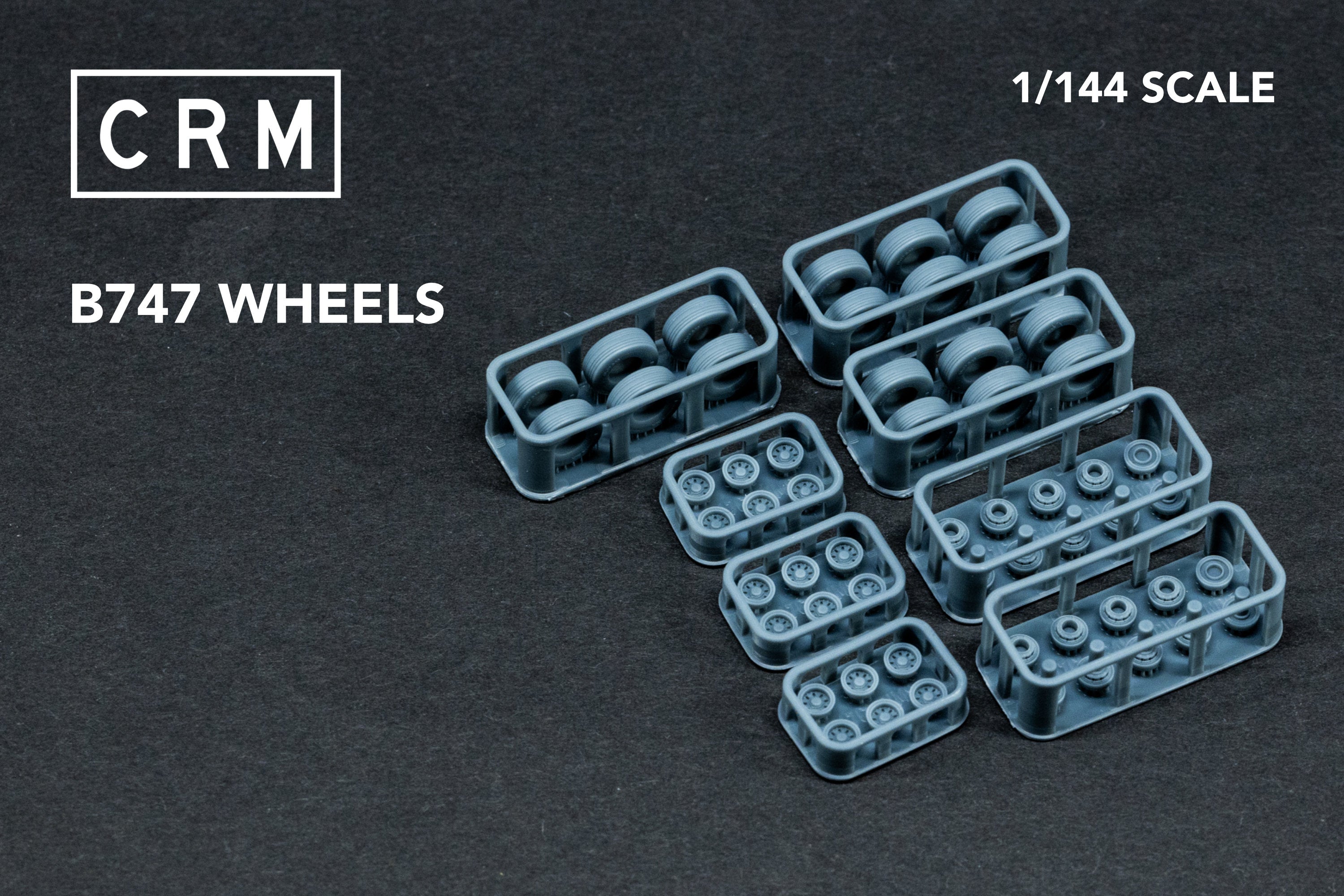 747 Rim B747 Wheels 1/144 – CRM - Counting Rivets Models