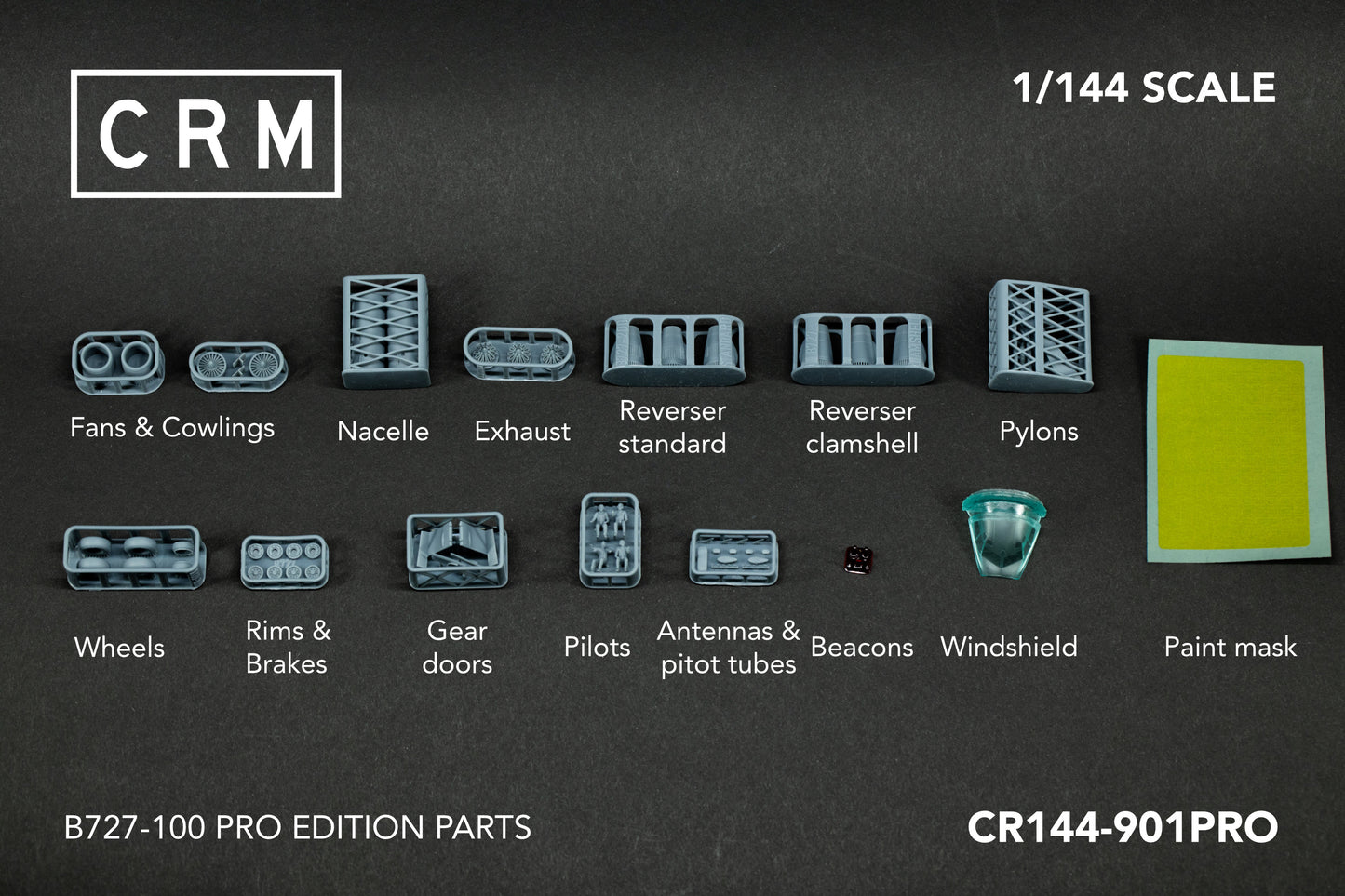 B727-100 USAF 1/144 PRO EDITION